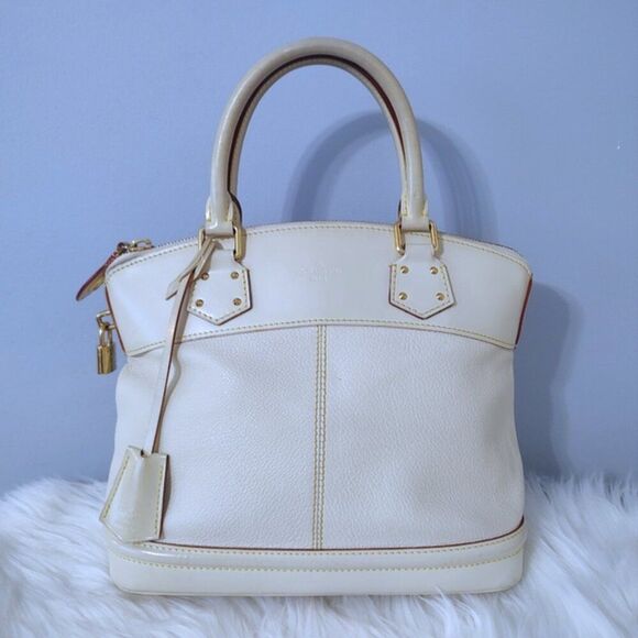 Louis Vuitton Lockit Suhali handbag w/ #305 lock/key EUC - Picture 1 of 12